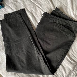Eileen Fisher Black Cropped Jeans